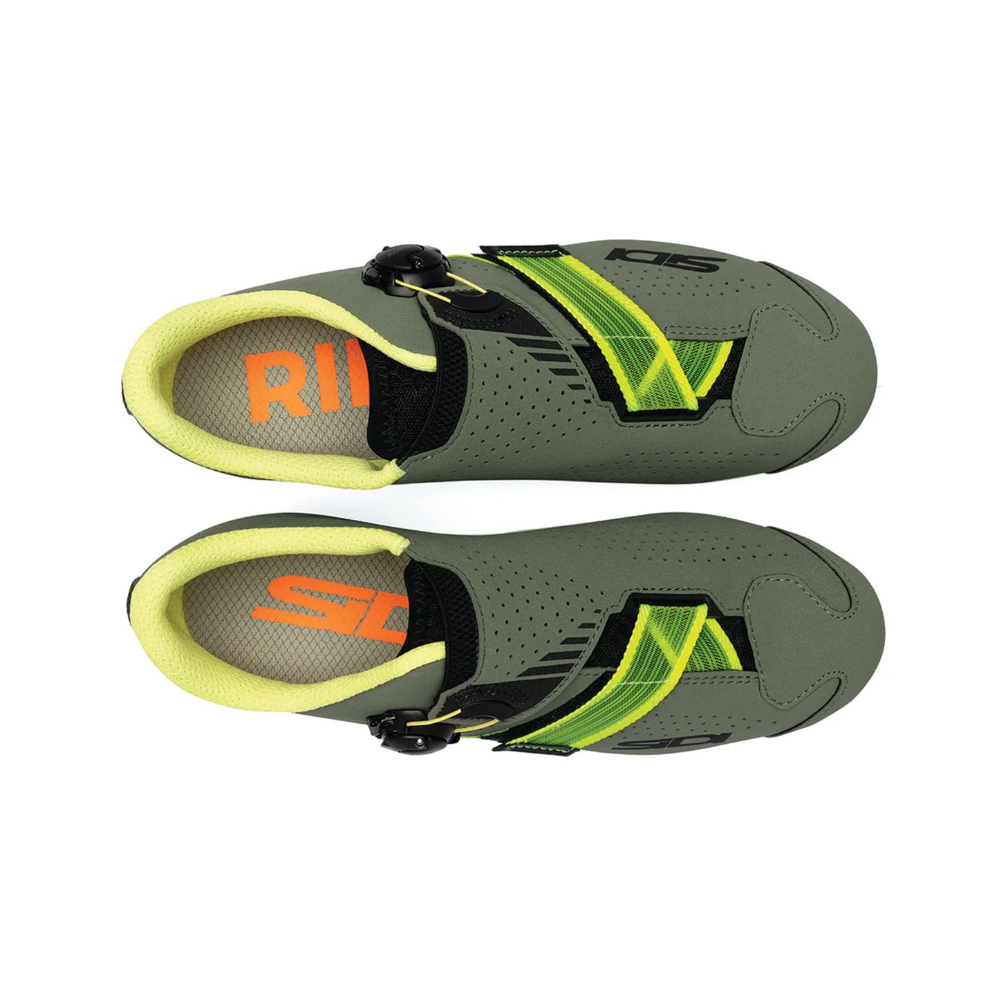 SIDI AERTIS MTB-kengät Military Green/Keltainen