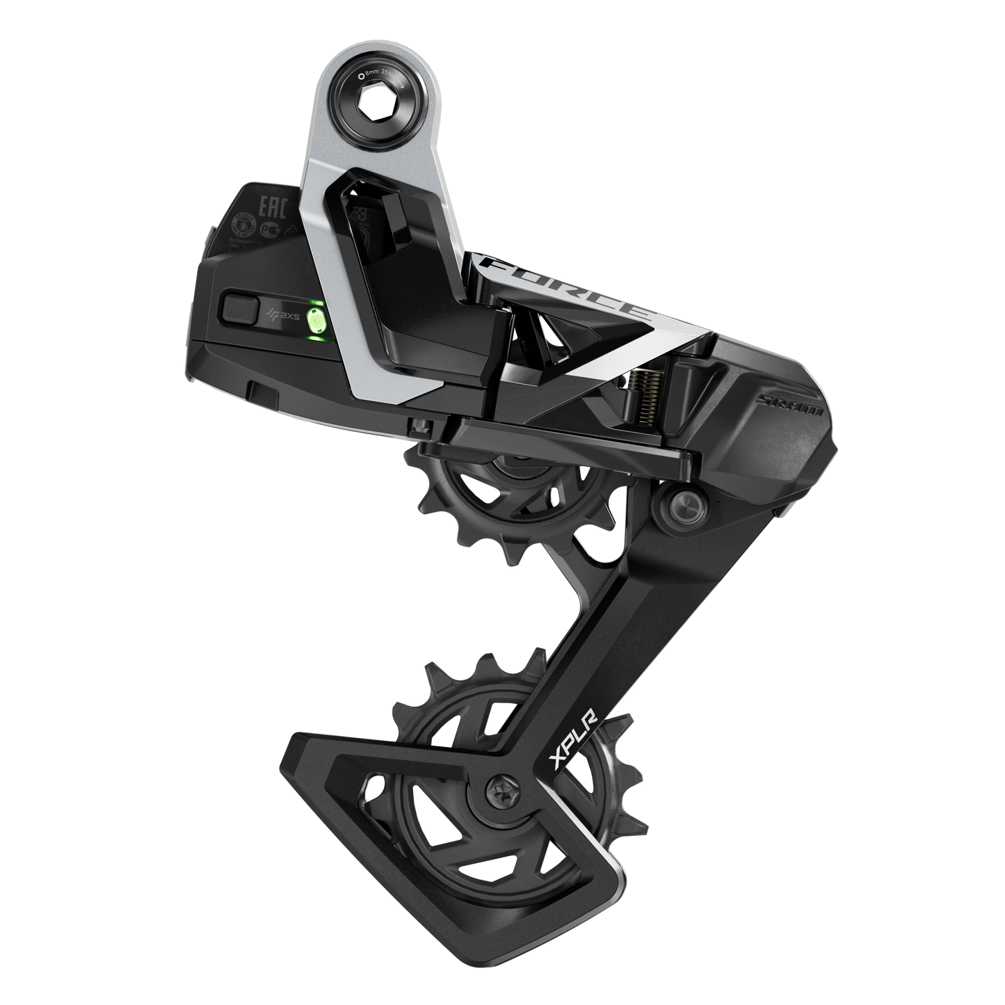 SRAM FORCE AXS XPLR E1 1x13V Max 46T takavaihde (ilman akkua)