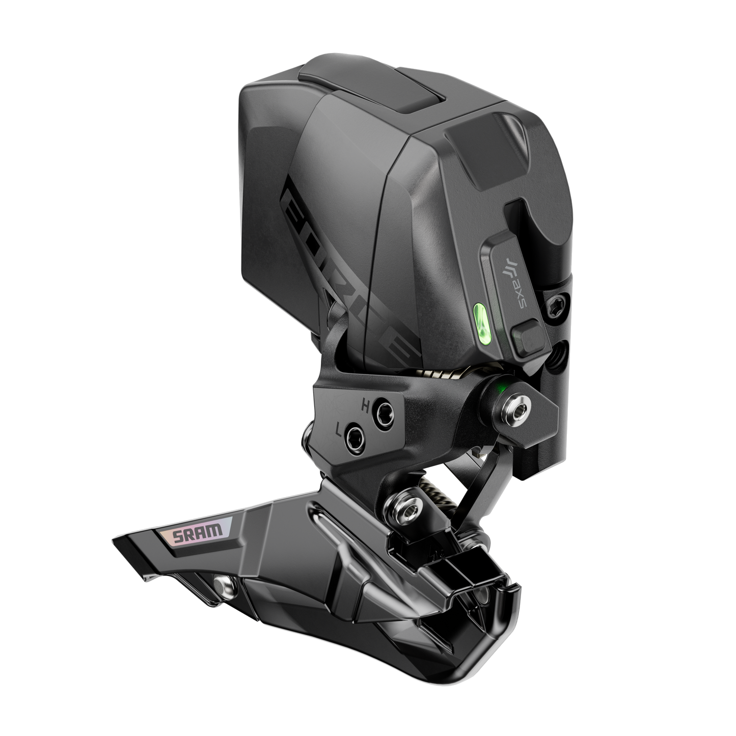 SRAM FORCE AXS E1 2x12V etuvaihtaja (ilman akkua) Braze On (kiinnitys)
