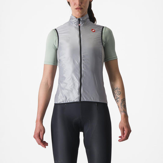 CASTELLI ARIA naisten harmaa hihaton takki
