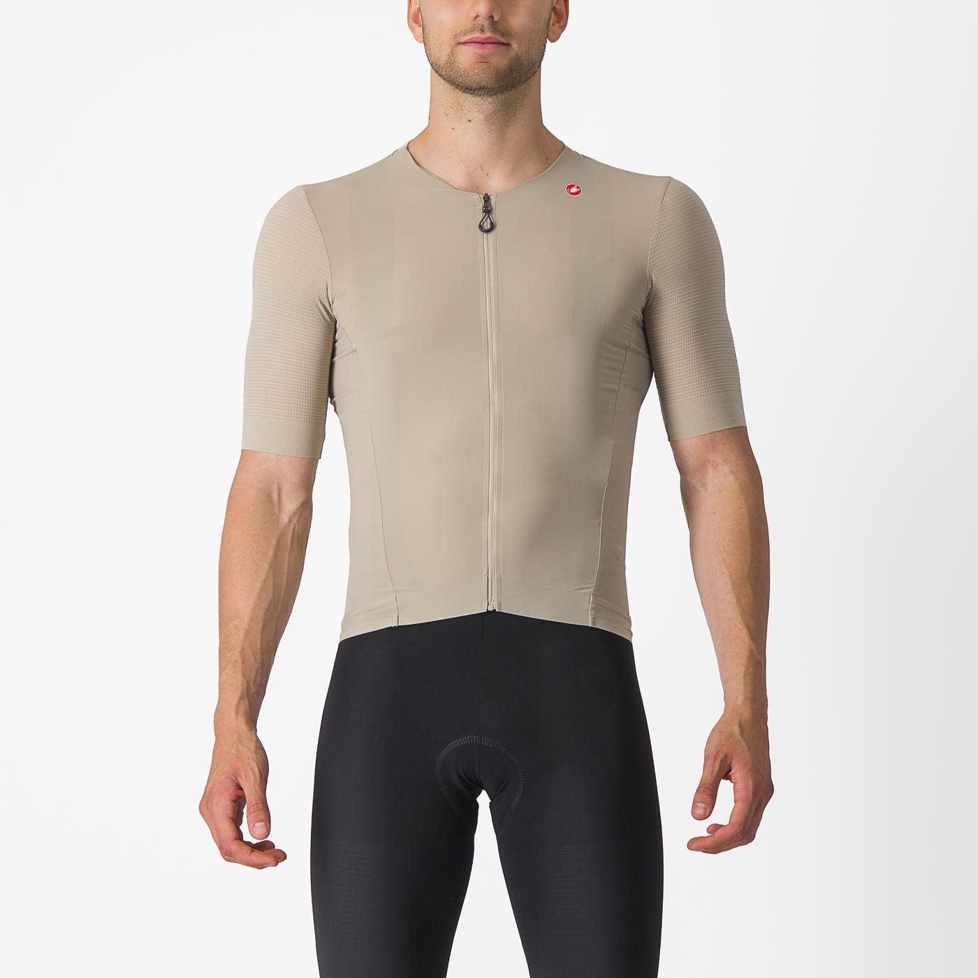 CASTELLI PREMIO lyhythihainen beige trikoo