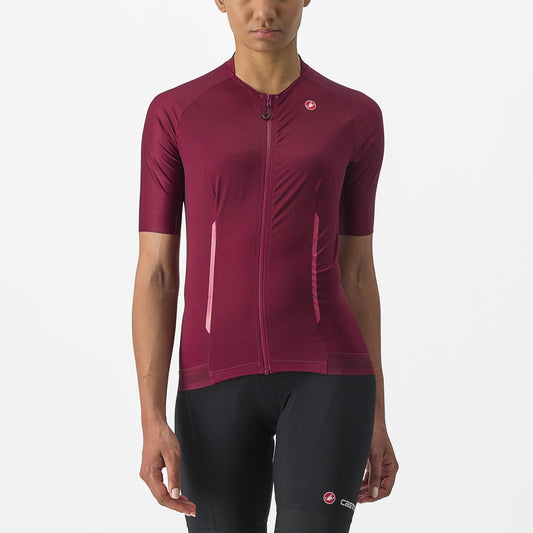 CASTELLI ENDURANCE W Naisten lyhythihainen Jersey Bordeaux