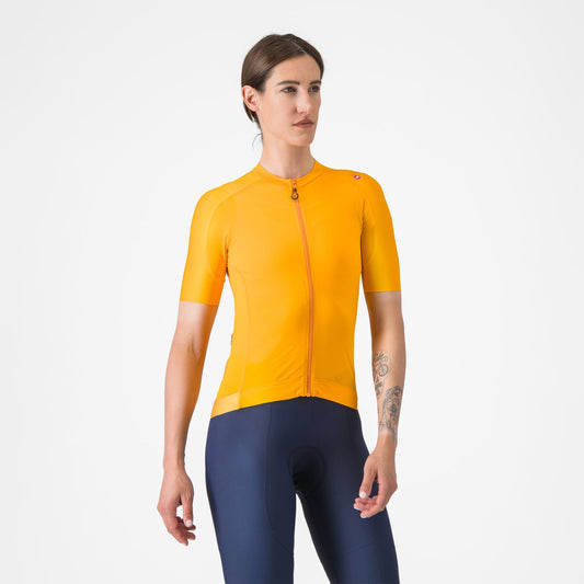 CASTELLI ESPRESSO Naisten lyhythihainen trikoo Oranssi
