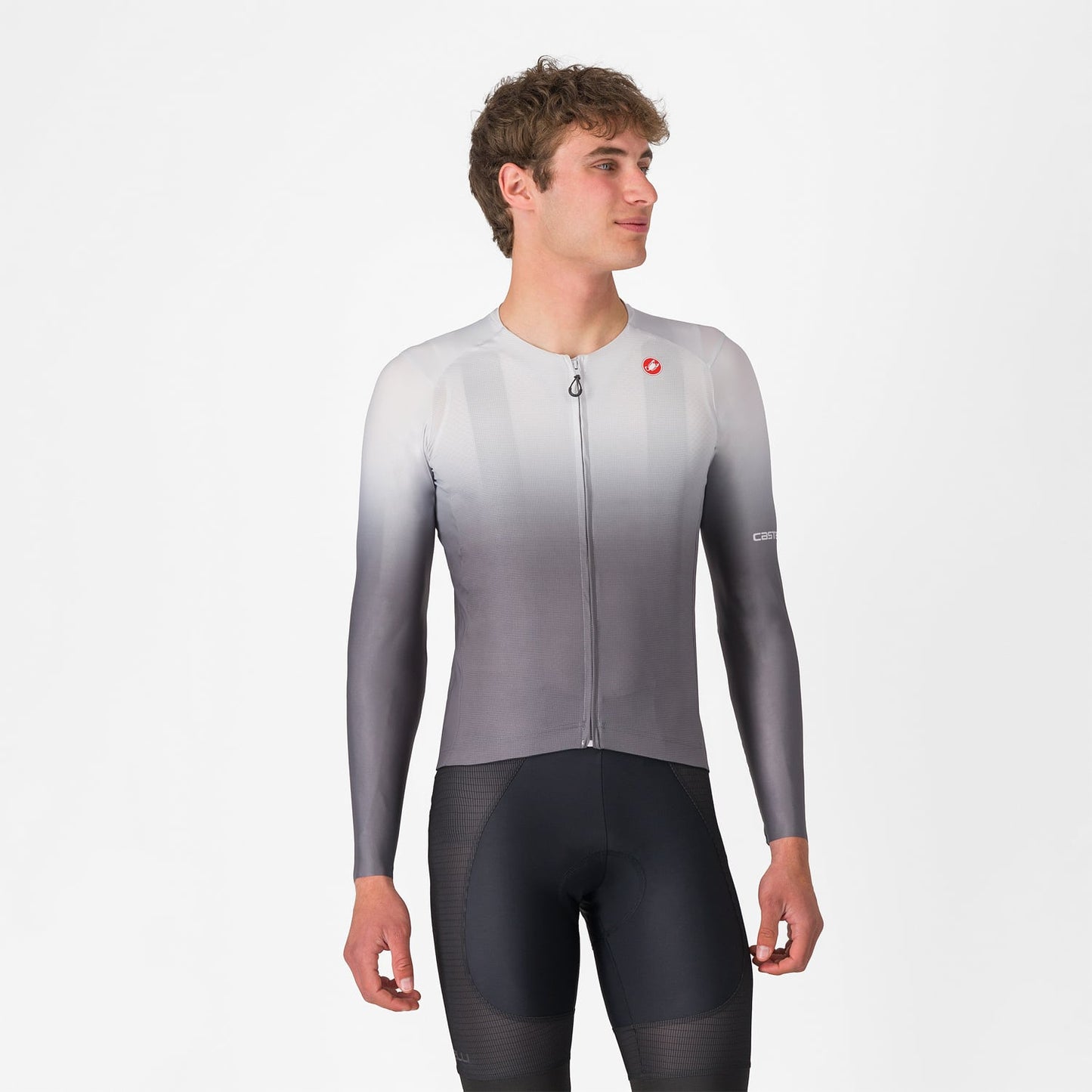 CASTELLI UPF pitkähihainen Jersey harmaa