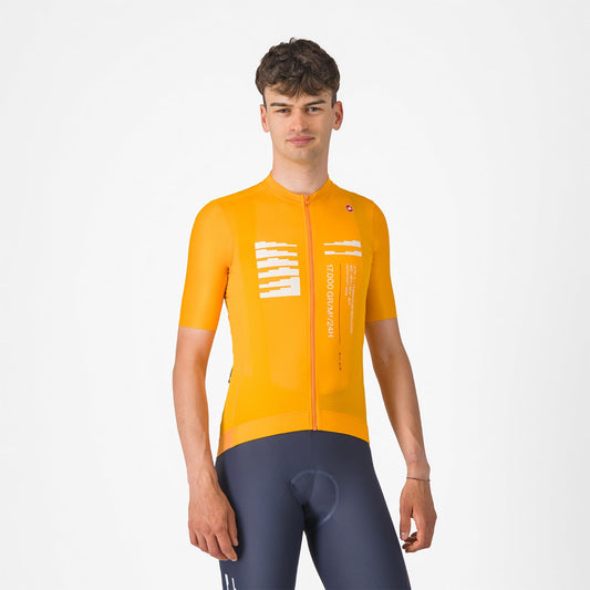 CASTELLI ESPRESSO R--A/D lyhythihainen trikoo oranssi väri