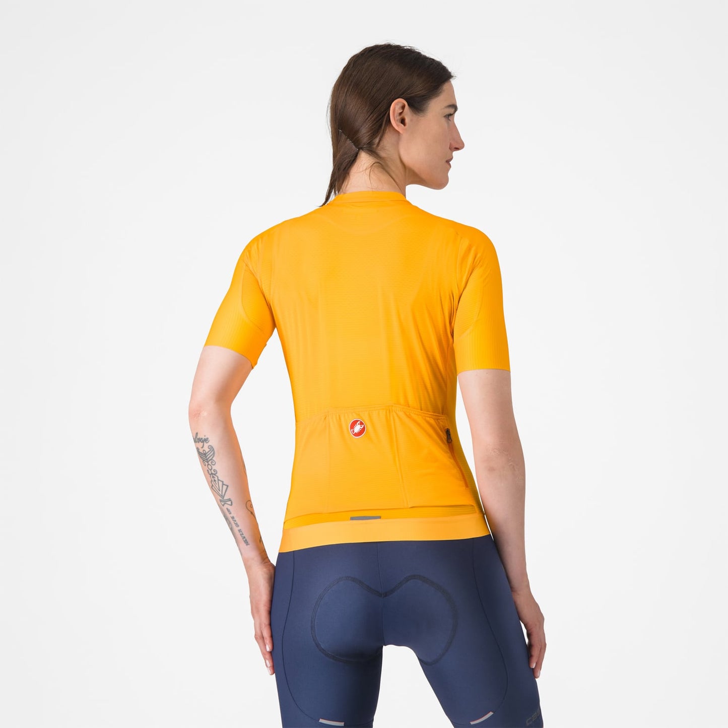 CASTELLI ESPRESSO Naisten lyhythihainen trikoo Oranssi