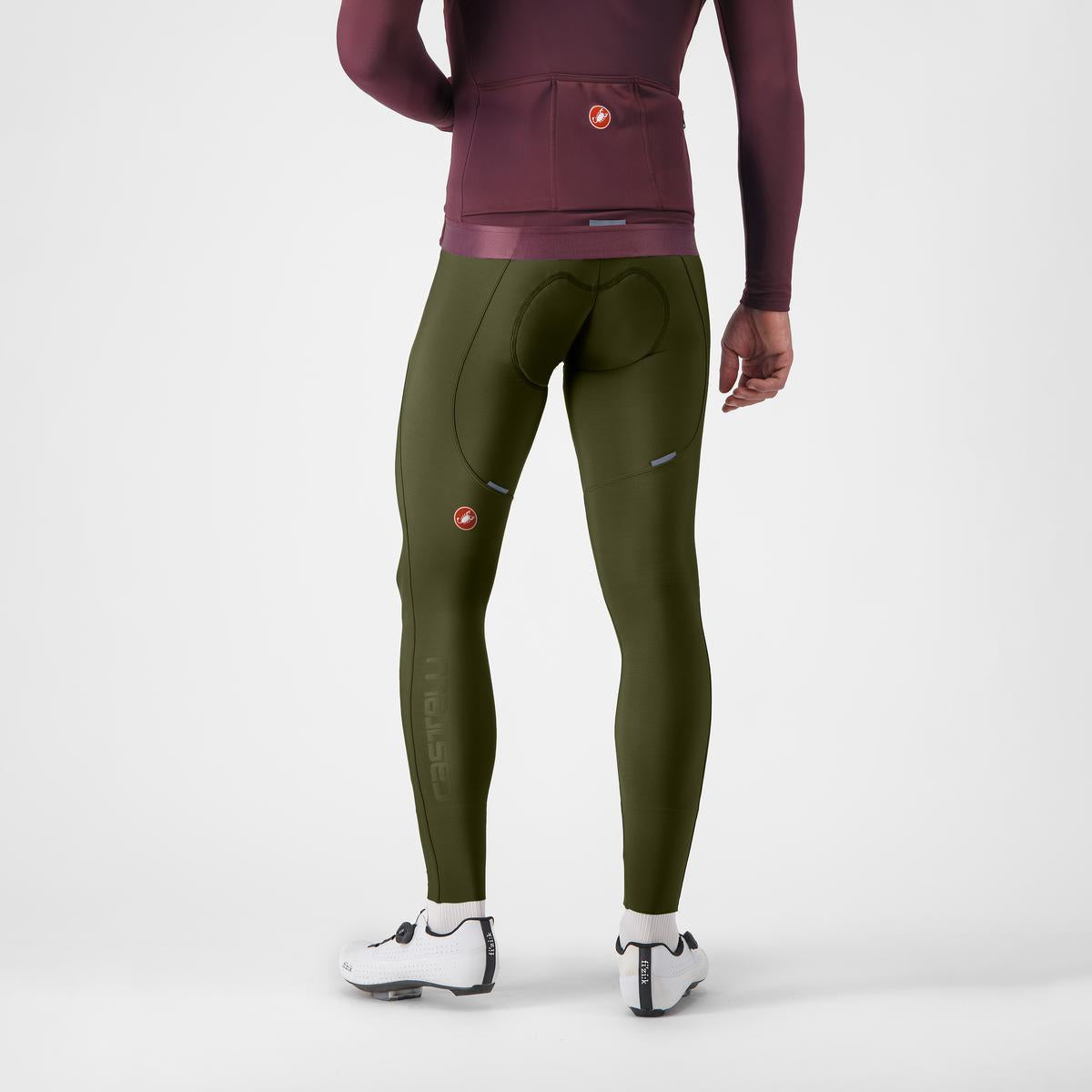 CASTELLI ESPRESSO Pitkät Bib-shortsit Vihreä