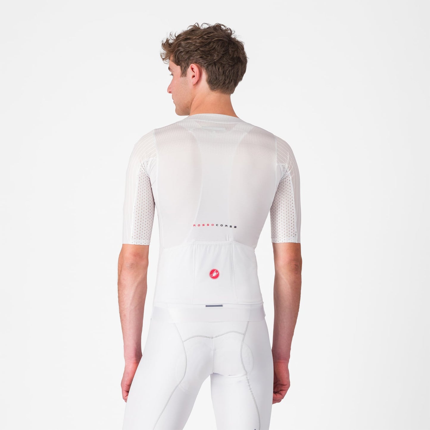 CASTELLI AERO RACE 8S lyhythihainen trikoo valkoinen