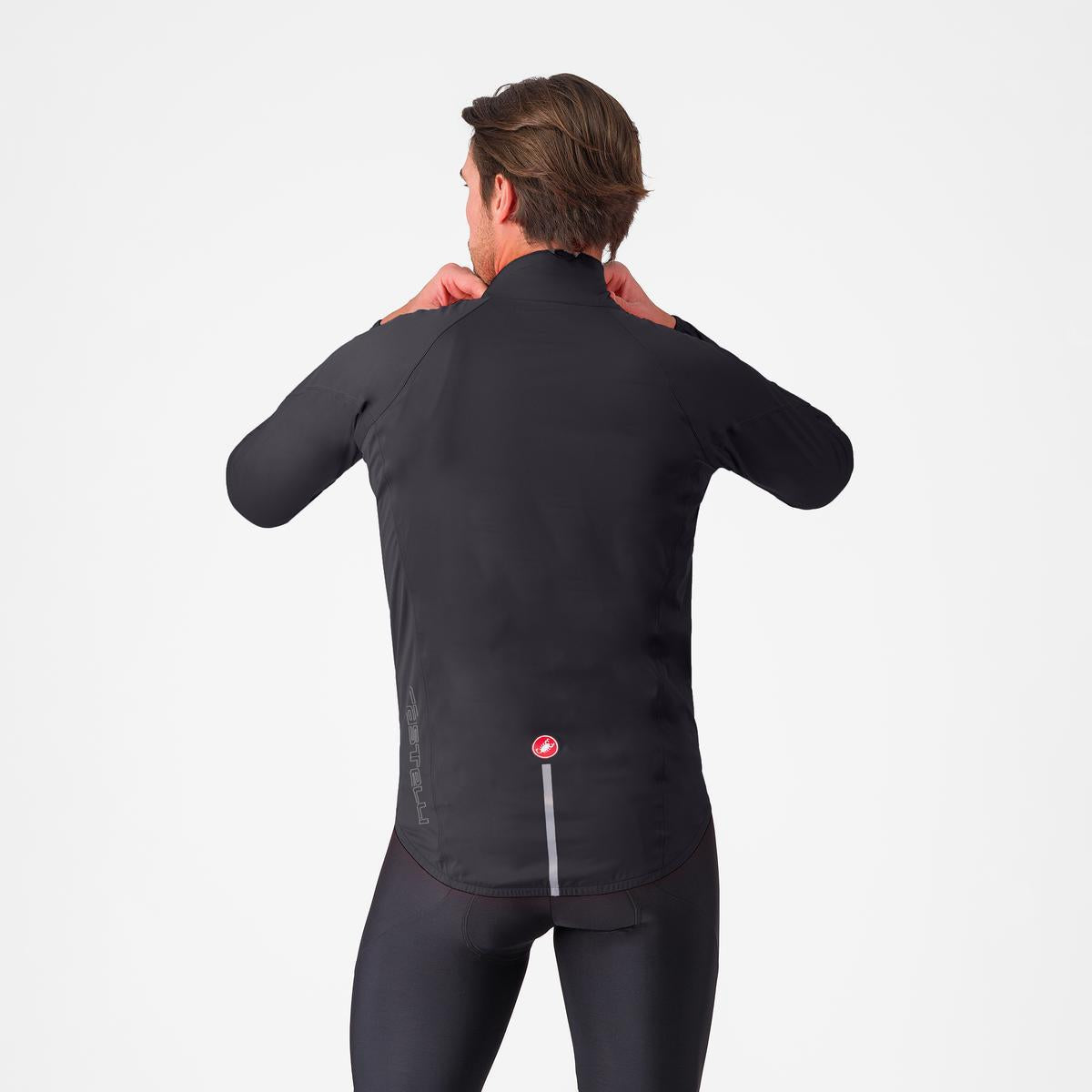 CASTELLI EMERGENCY 3 RAIN Jacket Musta