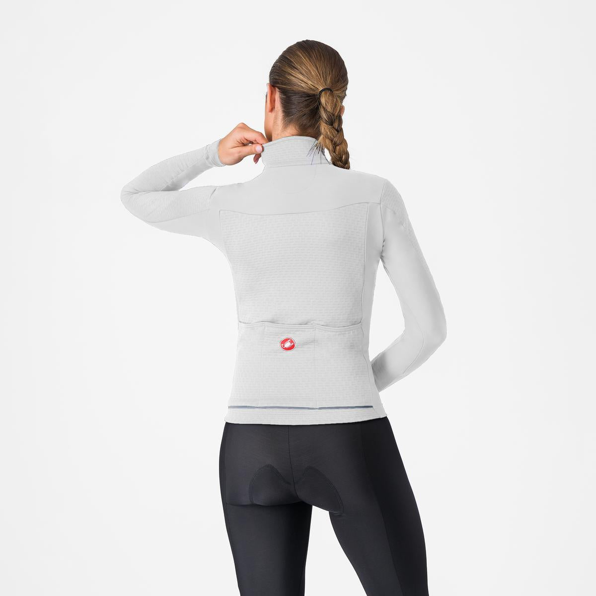 CASTELLI SFIDA 3 Naisten pitkähihainen Jersey harmaa
