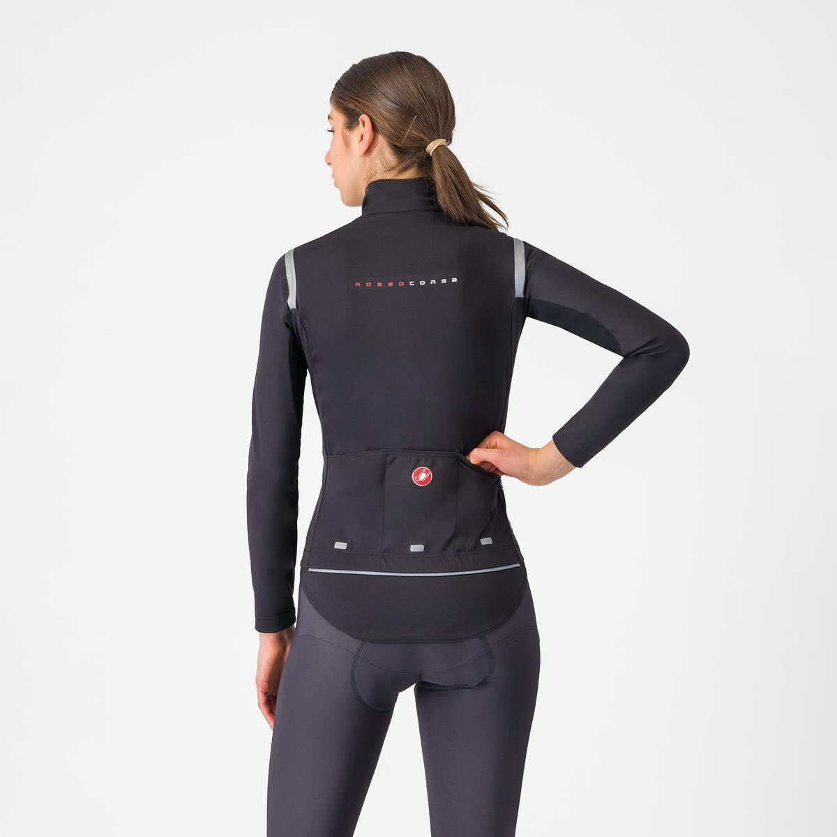 CASTELLI PERFETTO RoS 3 Naisten takki Musta/Noir Reflex