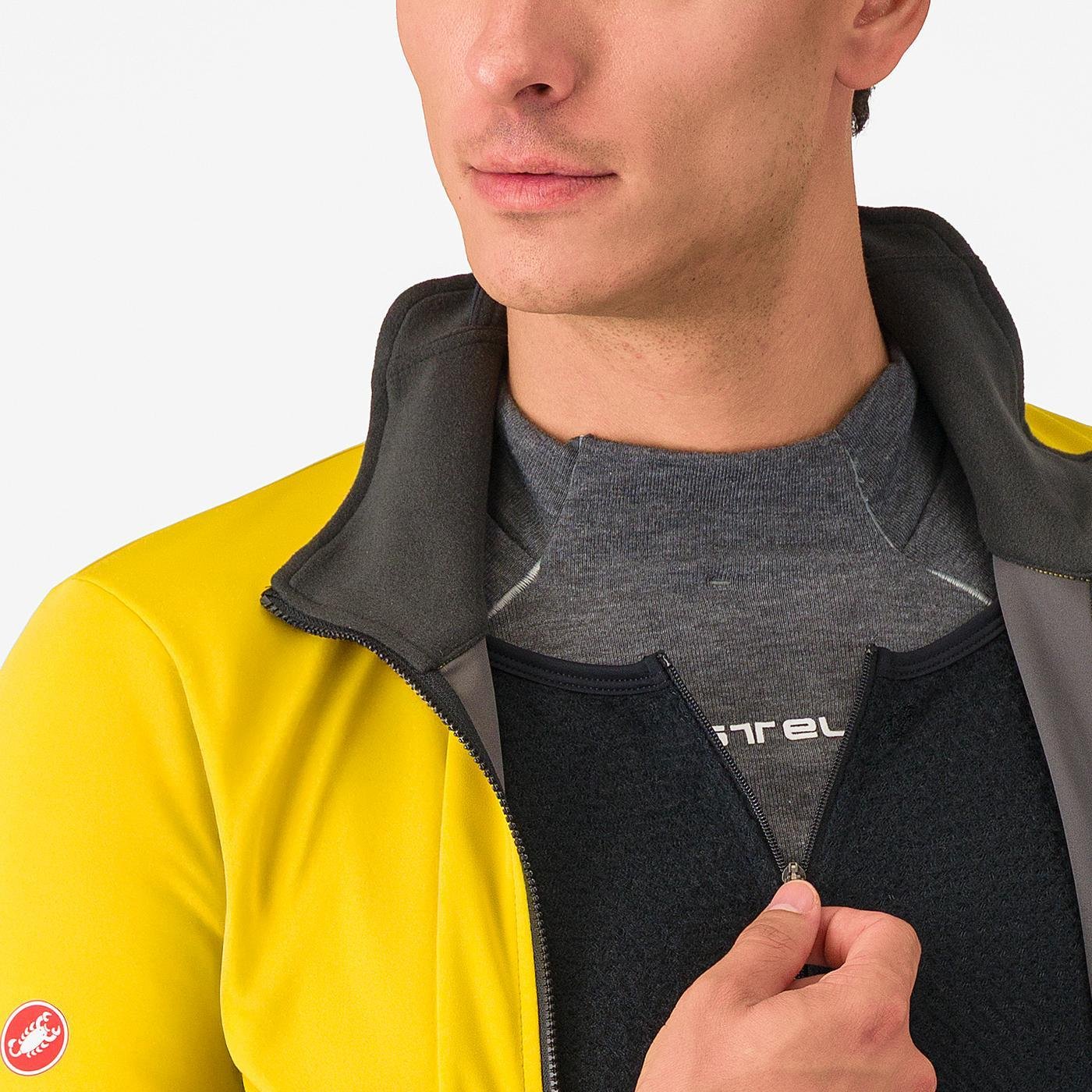 CASTELLI ALPHA 150 Mango Mojito/musta takki