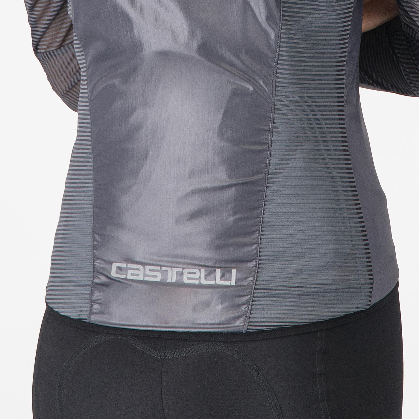 CASTELLI ARIA SHELL takki Naisten tummanharmaa