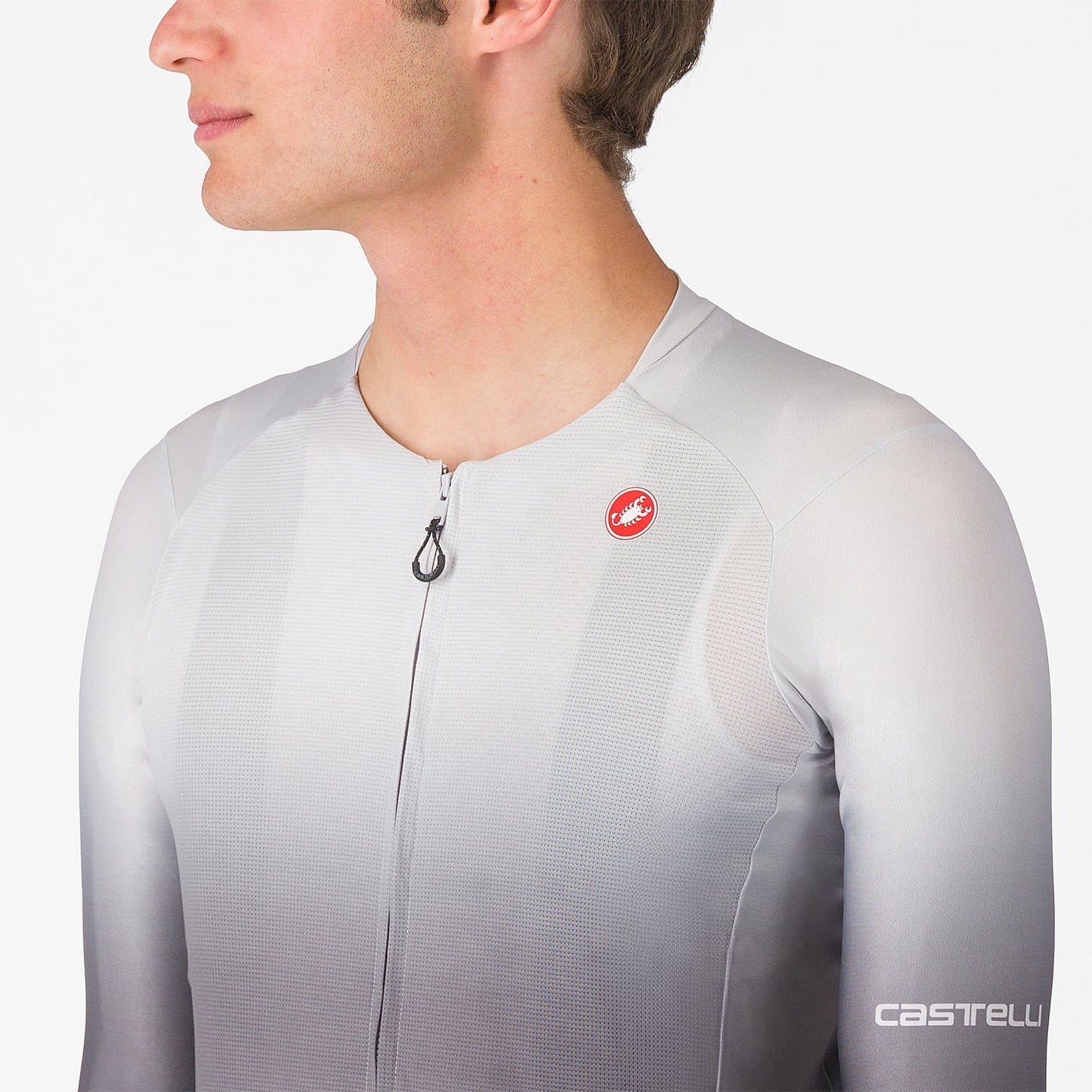 CASTELLI UPF pitkähihainen Jersey harmaa