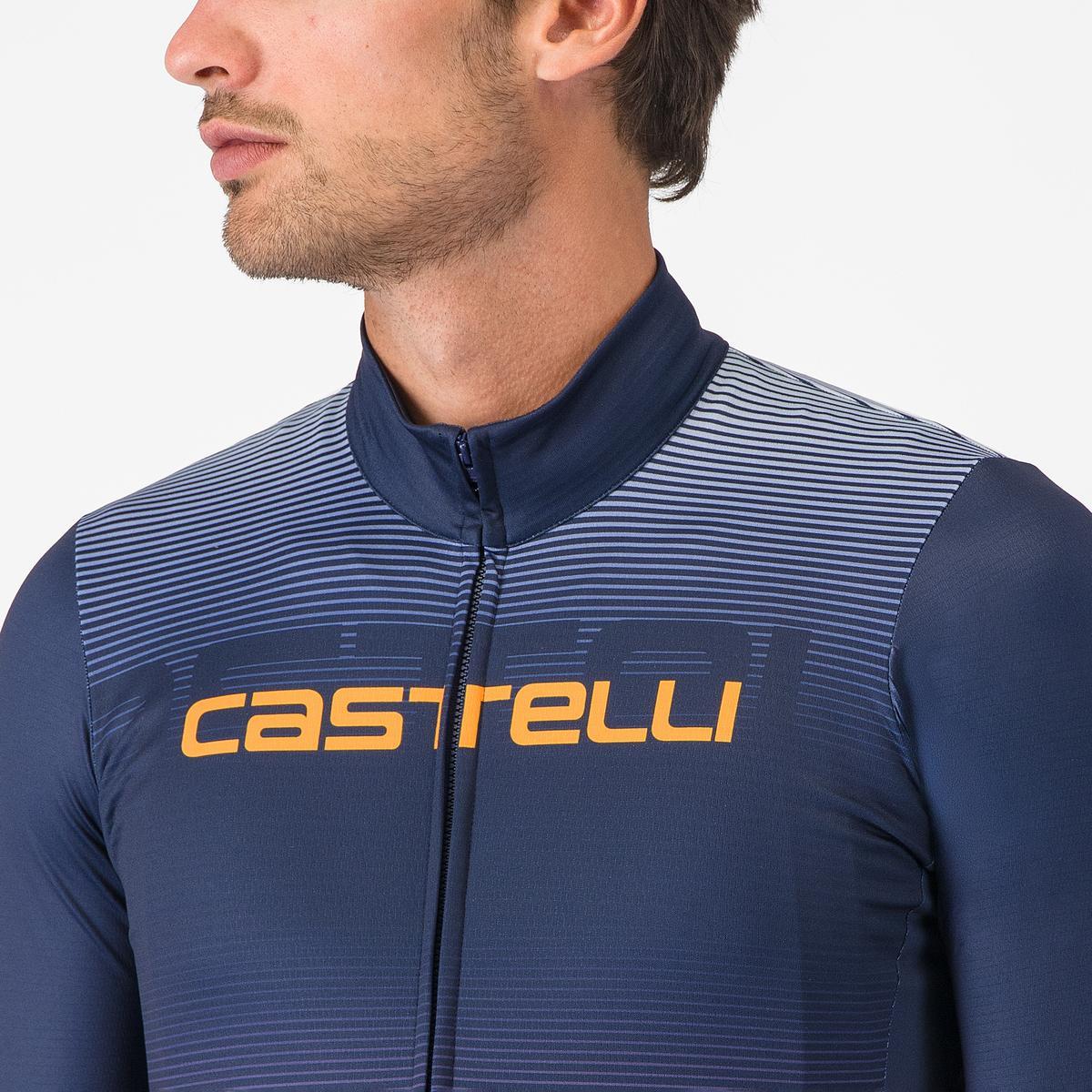 CASTELLLI APICE THERMAL pitkähihainen trikoo Sininen/oranssi