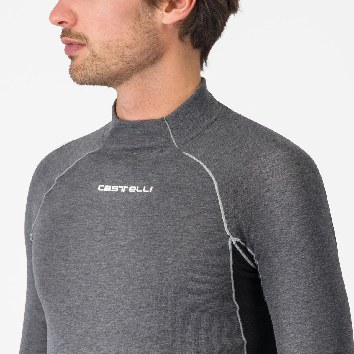 CASTELLI FLANDERS 2 pitkähihainen alusvaate harmaa