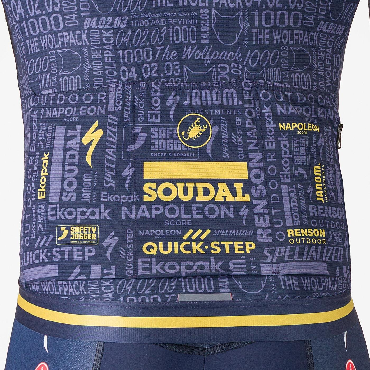CASTELLI WOLFPACK 1000 VICTORY lyhythihainen trikoo Navy