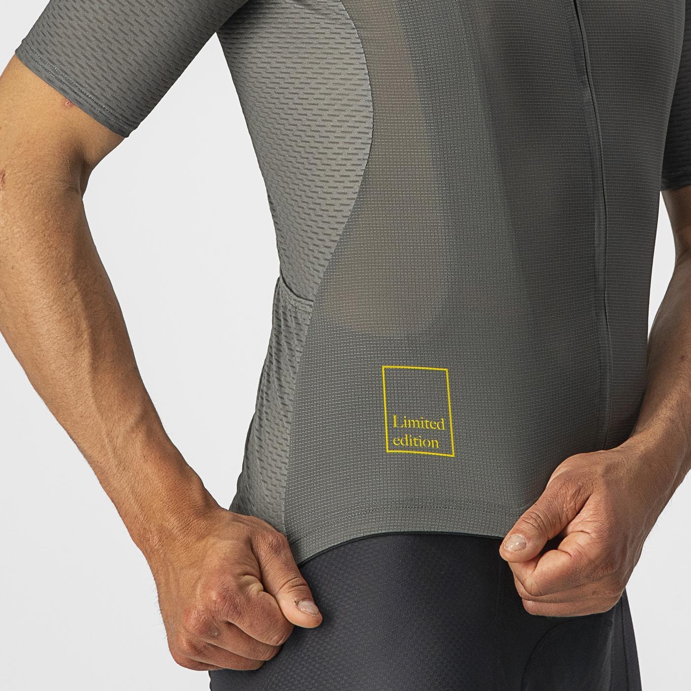CASTELLI BREATHE ATTACK lyhythihainen trikoo harmaa/vihreä