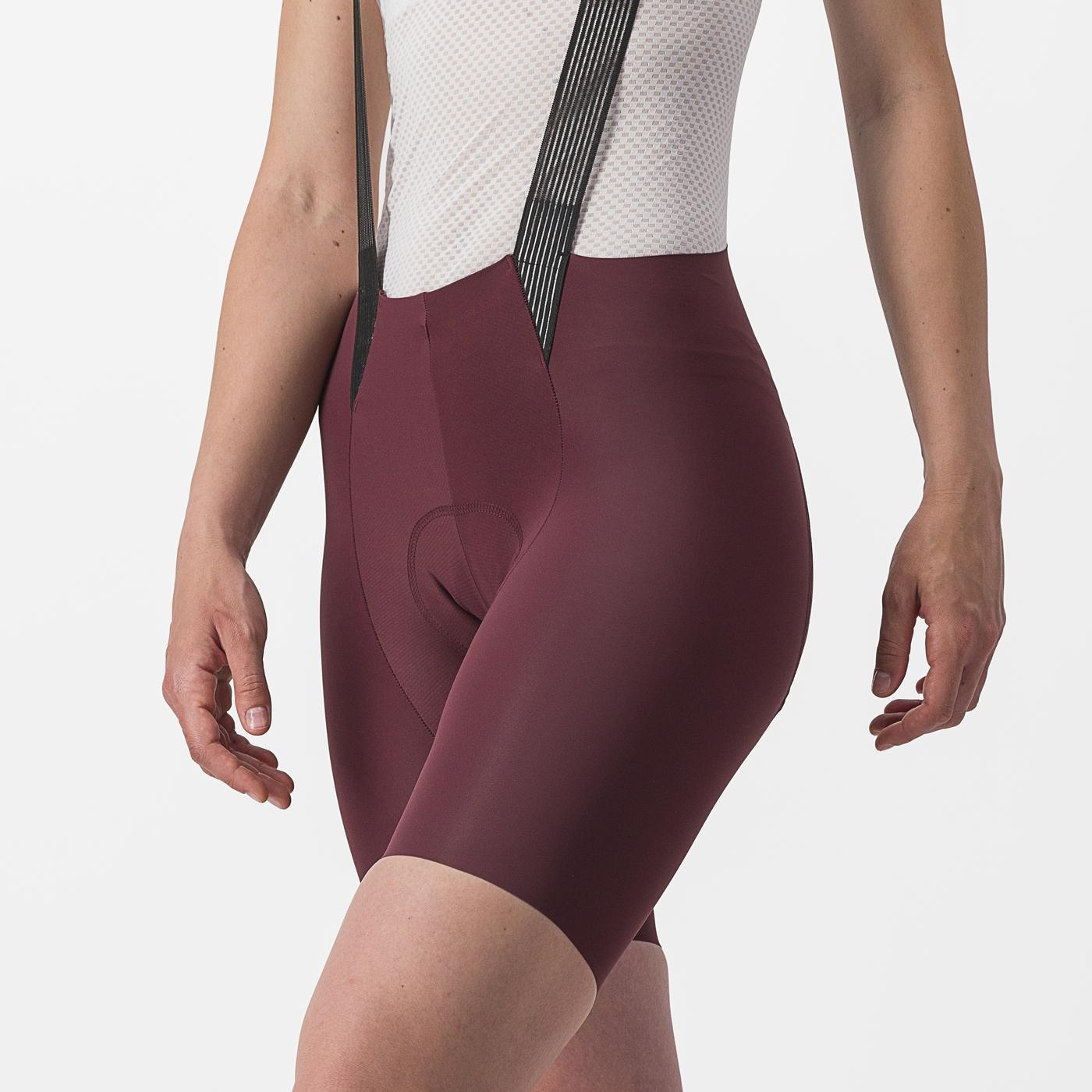 CASTELLI FREE AERO RC W Bib Tight naisten Bordeaux