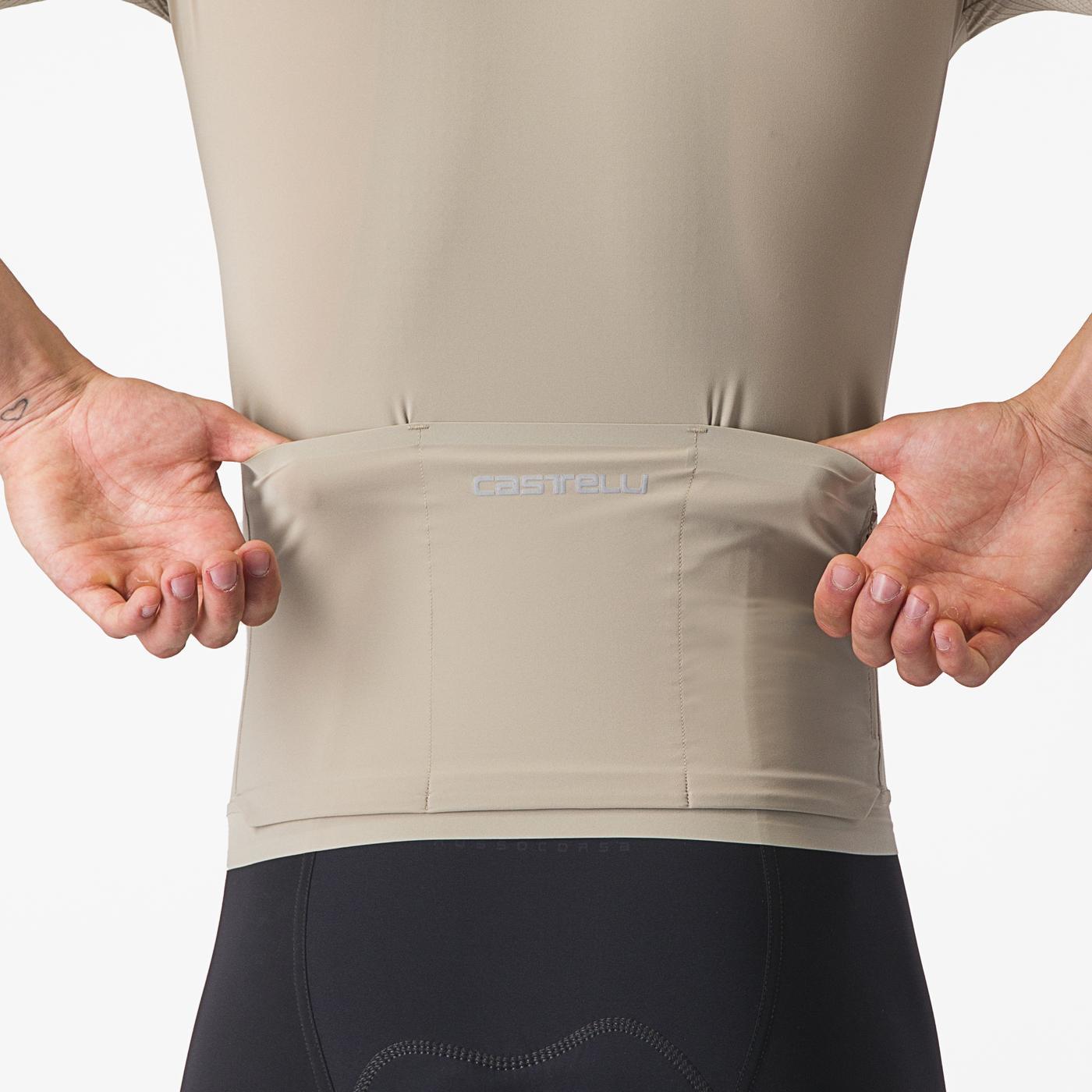 CASTELLI PREMIO lyhythihainen beige trikoo
