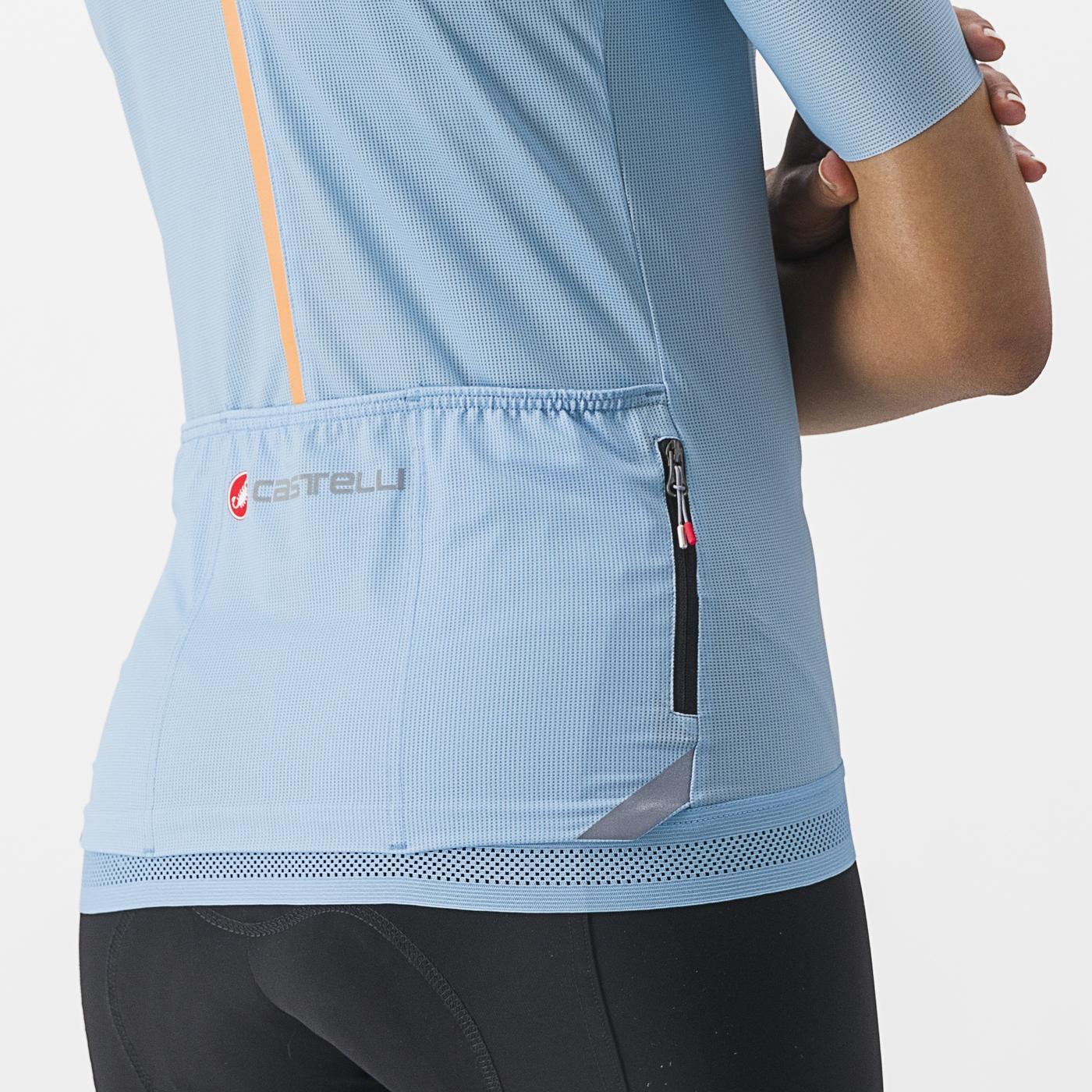 CASTELLI ENDURANCE W Naisten lyhythihainen Jersey Sininen
