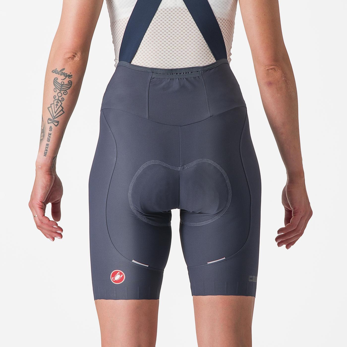 Naisten CASTELLI ESPRESSO W DT Sininen Bib Tight -vyötärötakki