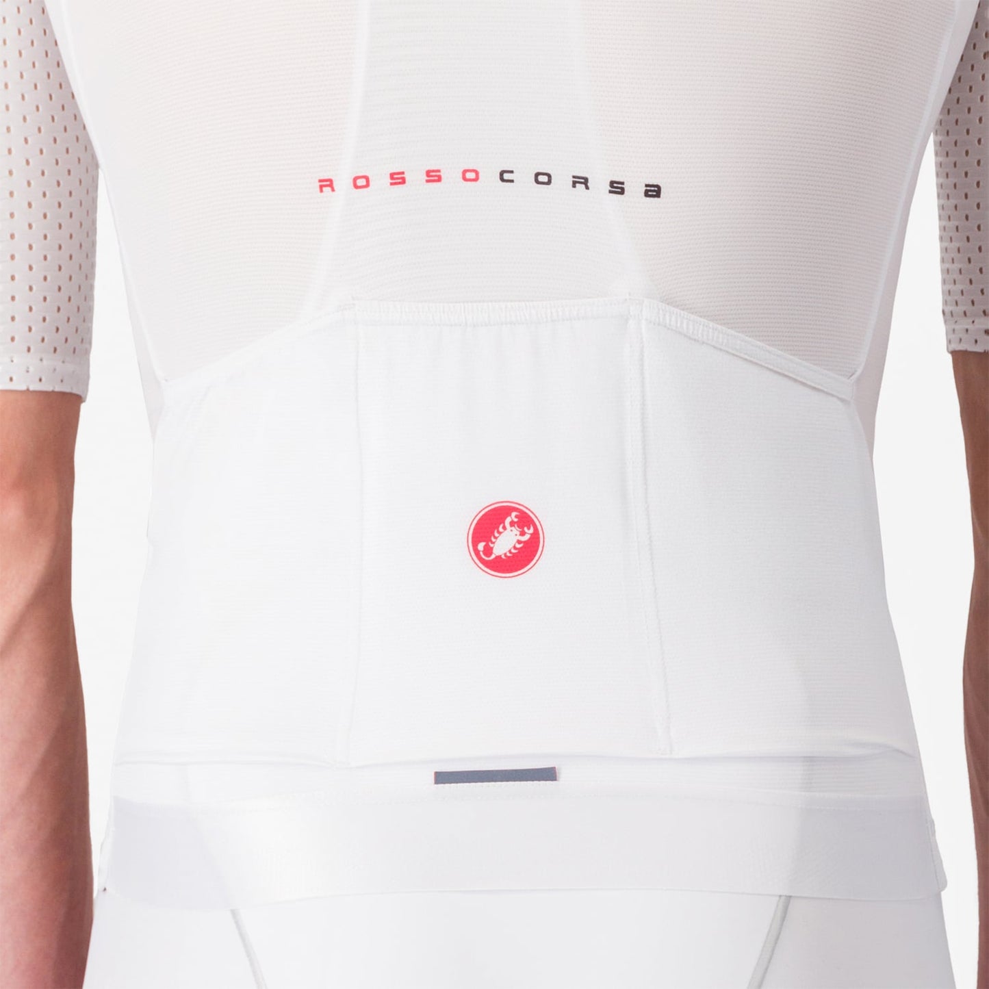CASTELLI AERO RACE 8S lyhythihainen trikoo valkoinen