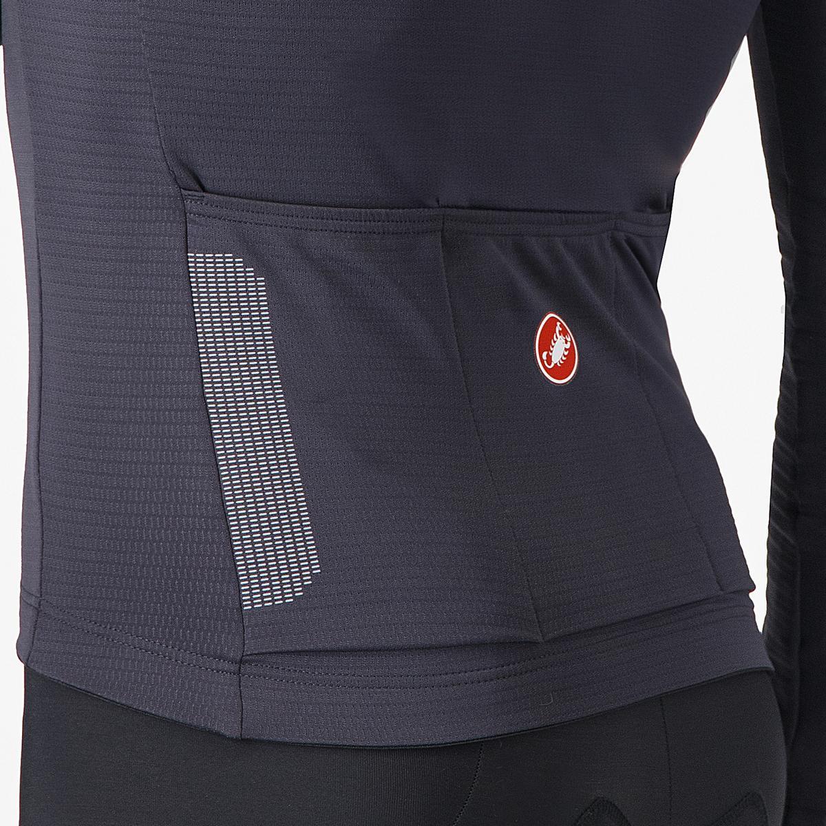 CASTELLI PURO 4 pitkähihainen Jersey harmaa