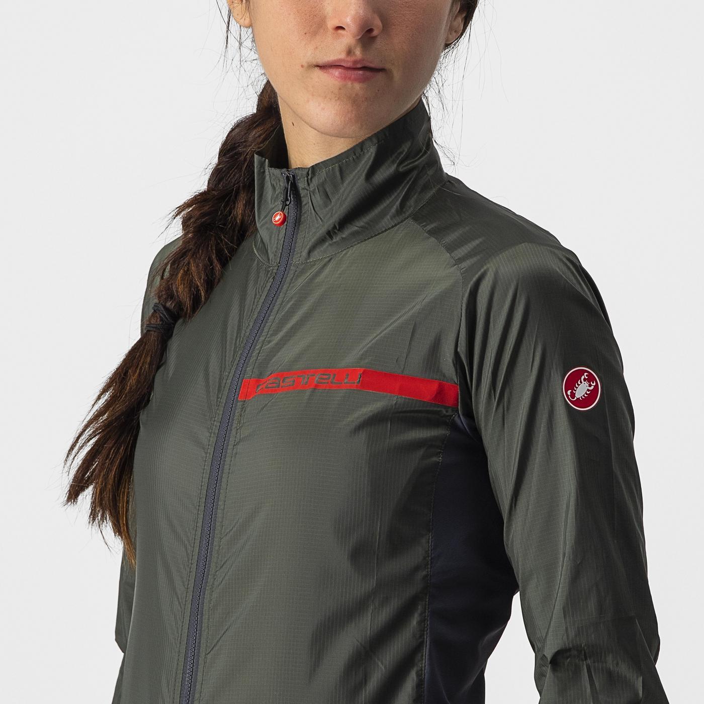 CASTELLI SQUADRA STRETCH takki naisten Khaki