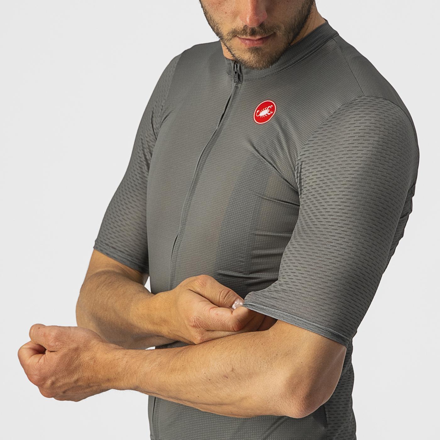CASTELLI BREATHE ATTACK lyhythihainen trikoo harmaa/vihreä