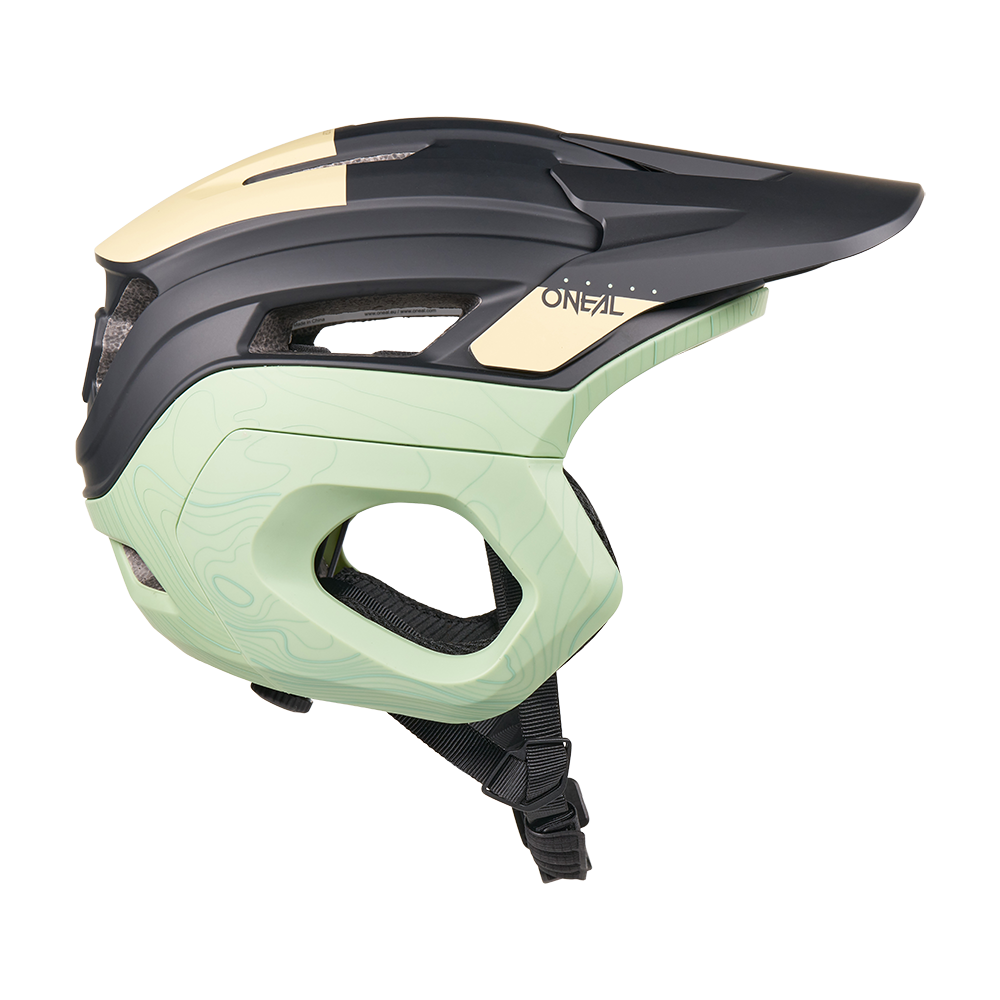 O'NEAL TRAPPER EVO TOPO MTB-kypärä Musta/Hiekka/Mintti