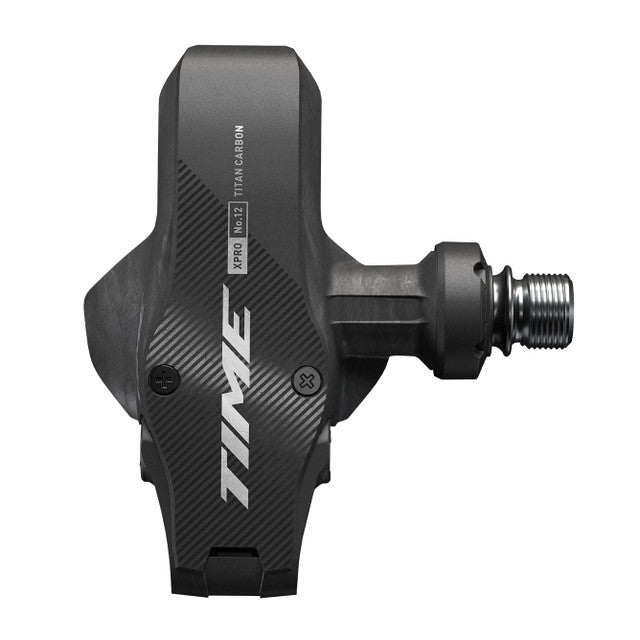TIME X PRO 12 C1 Q-Factor 53 Carbon Musta/hopea polkimet