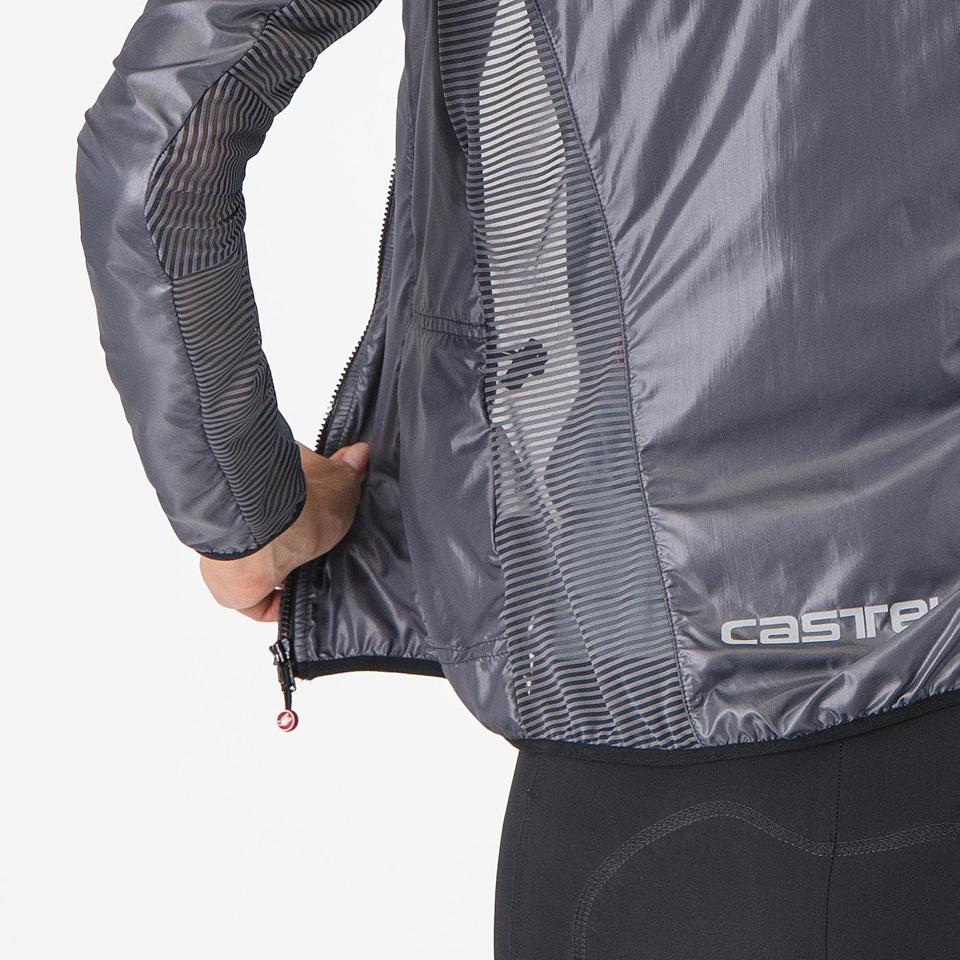CASTELLI ARIA SHELL takki Naisten tummanharmaa