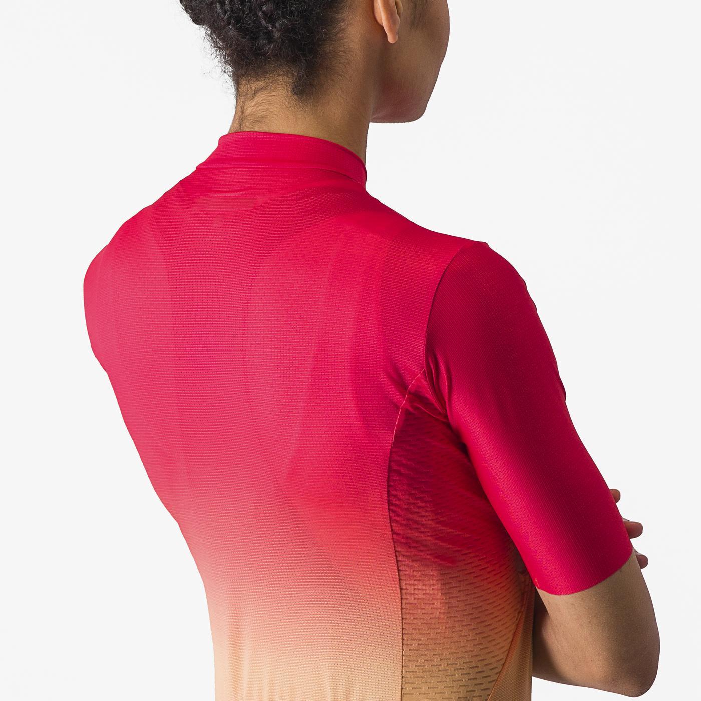 CASTELLI SALITA Naisten lyhythihainen Jersey vaaleanpunainen/oranssi