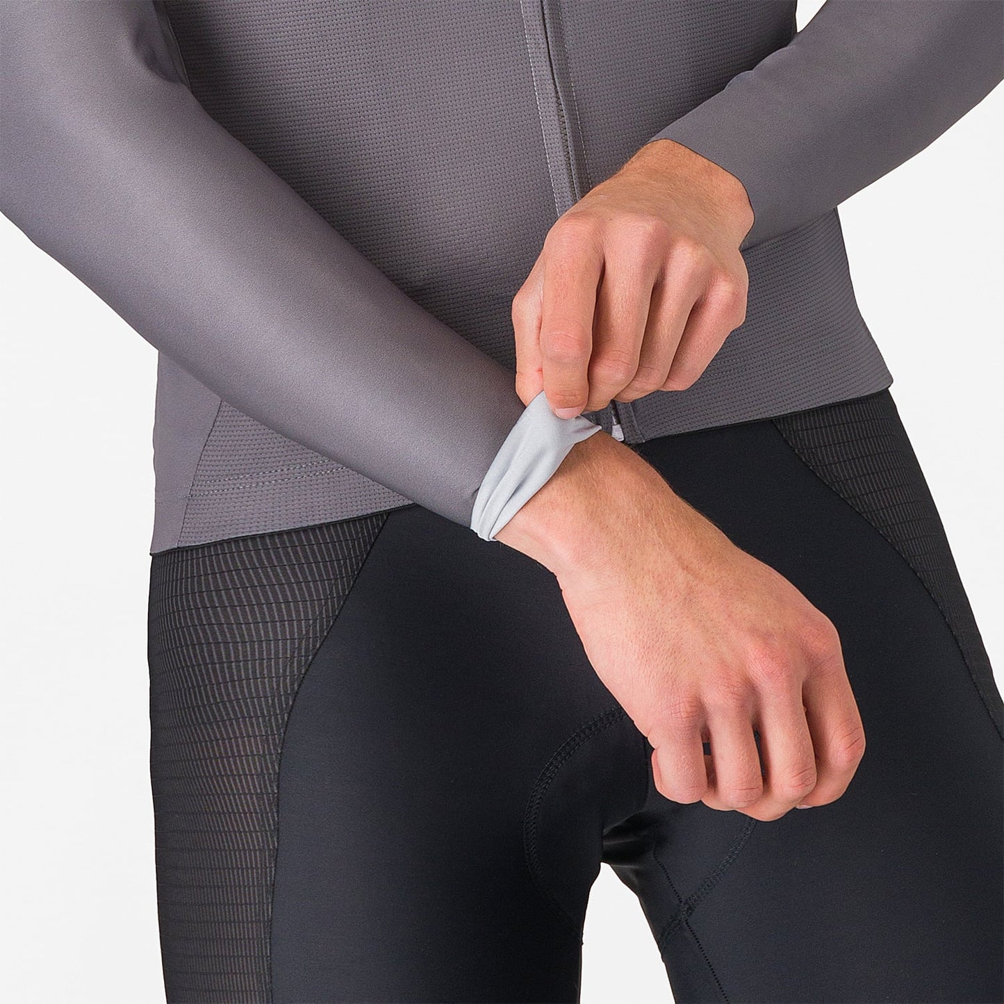 CASTELLI UPF pitkähihainen Jersey harmaa
