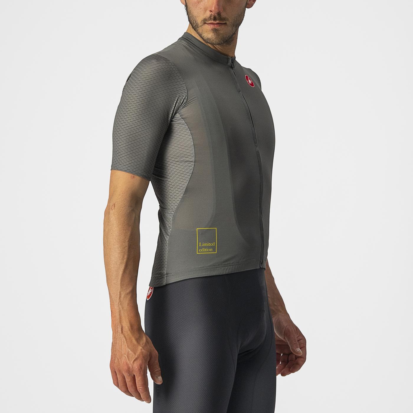 CASTELLI BREATHE ATTACK lyhythihainen trikoo harmaa/vihreä
