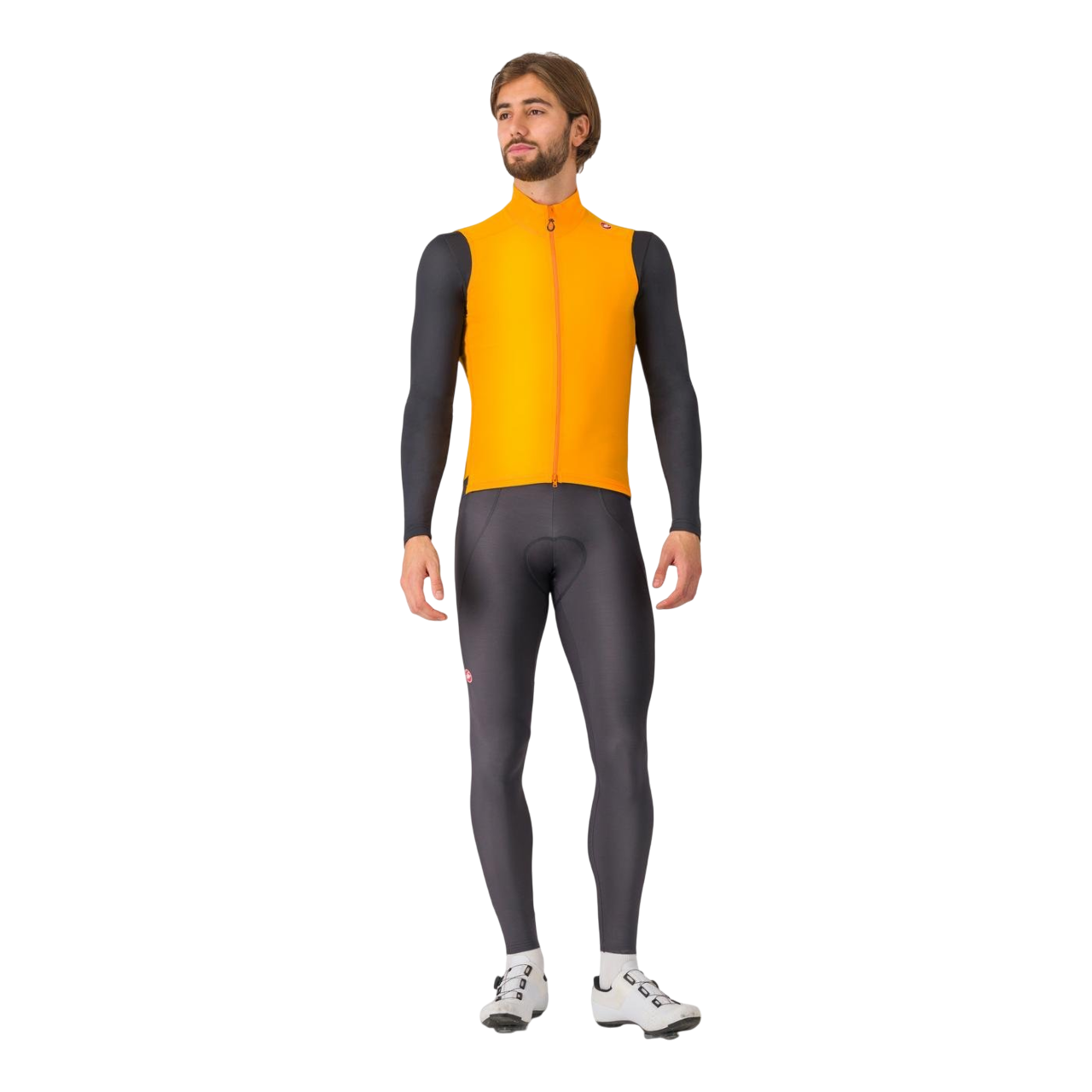 CASTELLI ESPRESSO oranssi hihaton takki