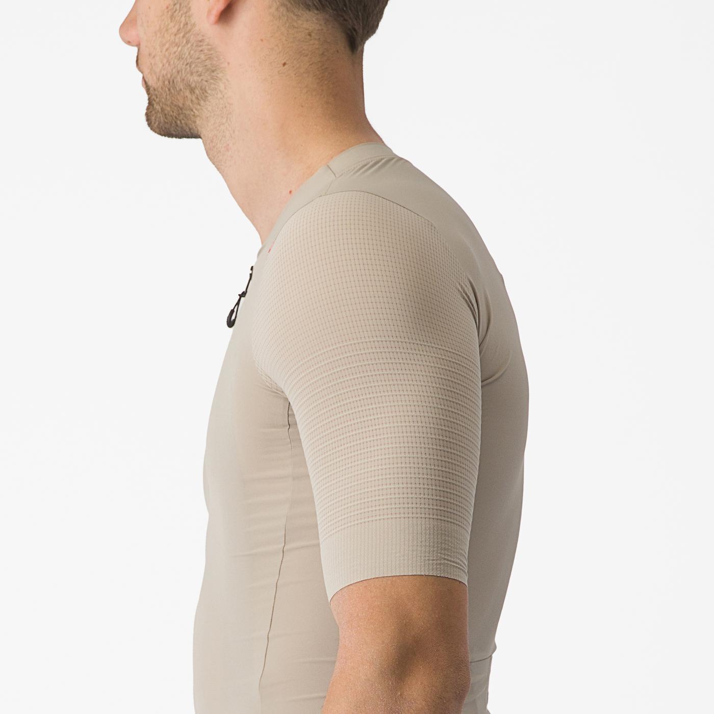 CASTELLI PREMIO lyhythihainen beige trikoo
