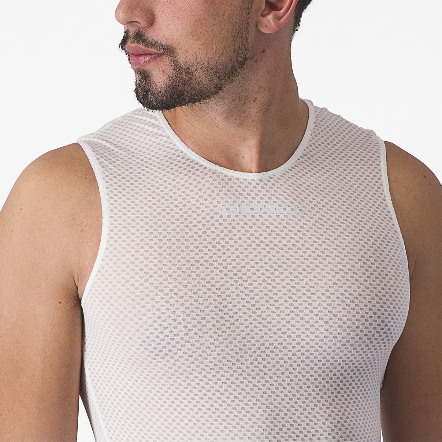 CASTELLI PRO MESH 2.0 hihaton alusasu Valkoinen