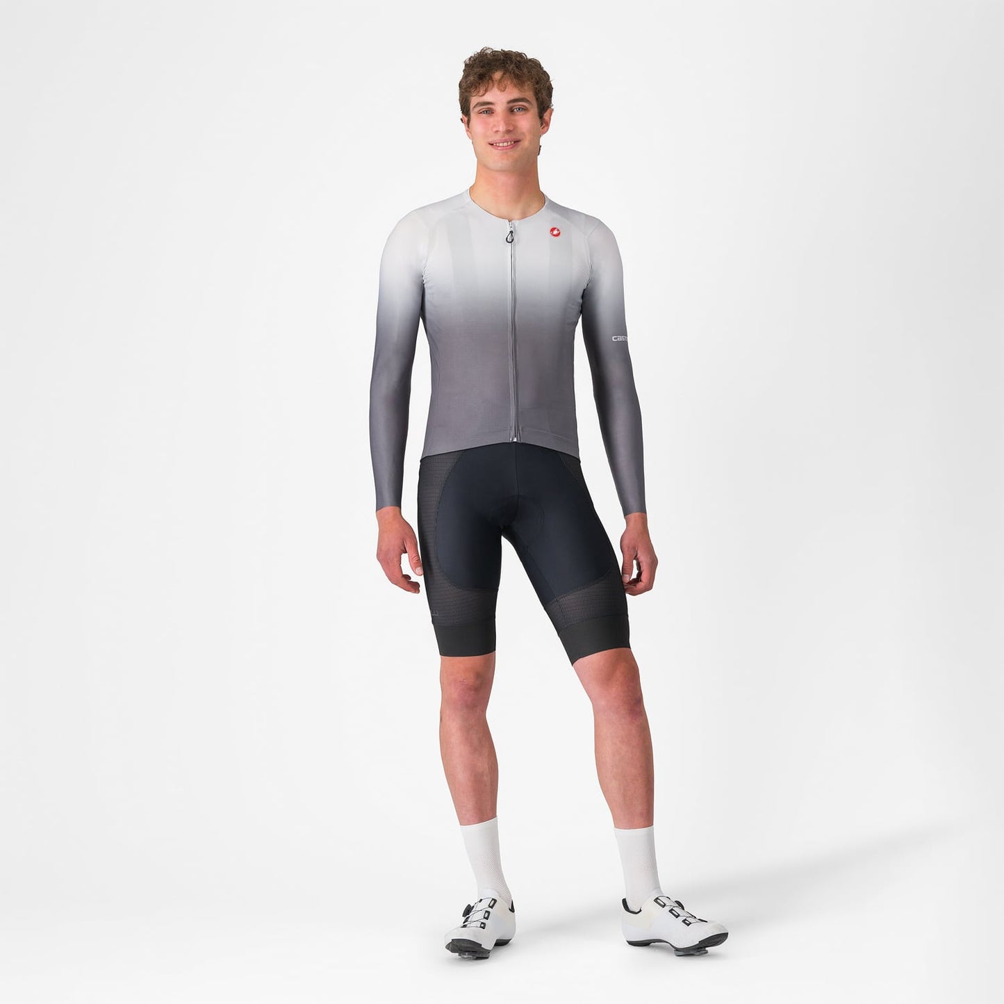 CASTELLI UPF pitkähihainen Jersey harmaa