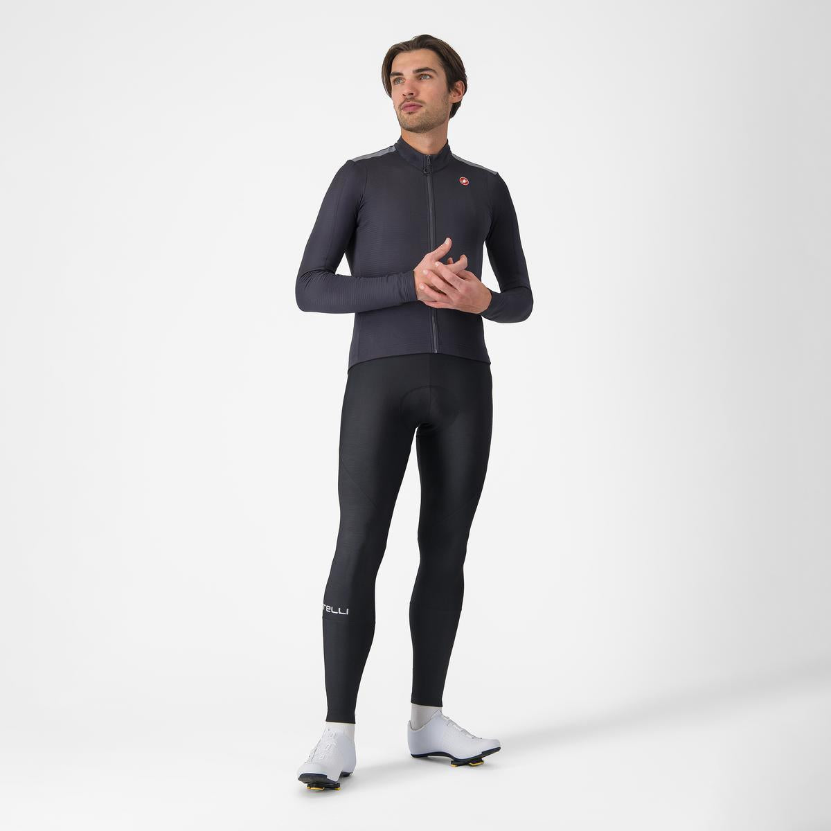 CASTELLI PURO 4 pitkähihainen Jersey harmaa