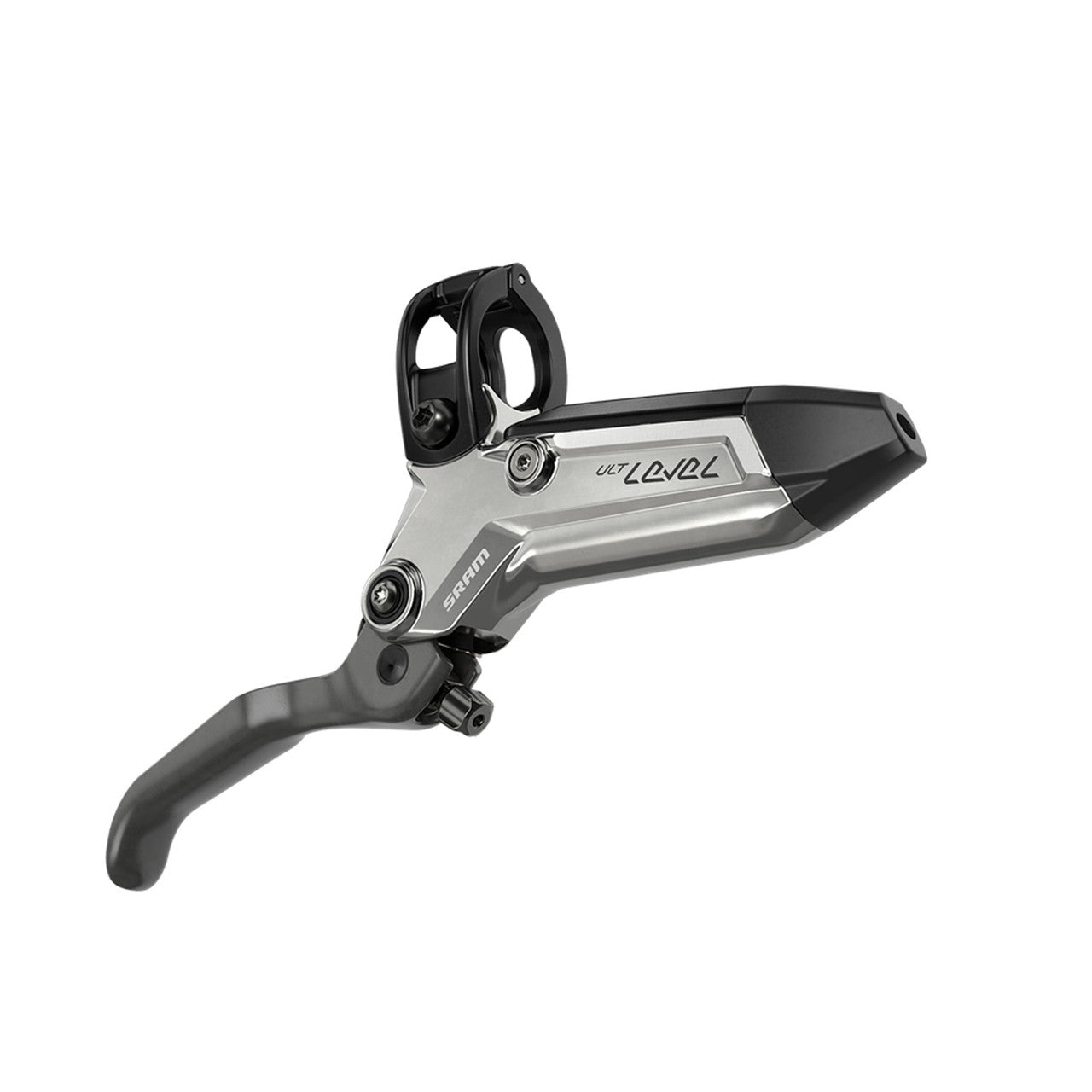 Pari SRAM LEVEL ULTIMATE STEALTH 4-mäntäisiä Silver-jarruja.