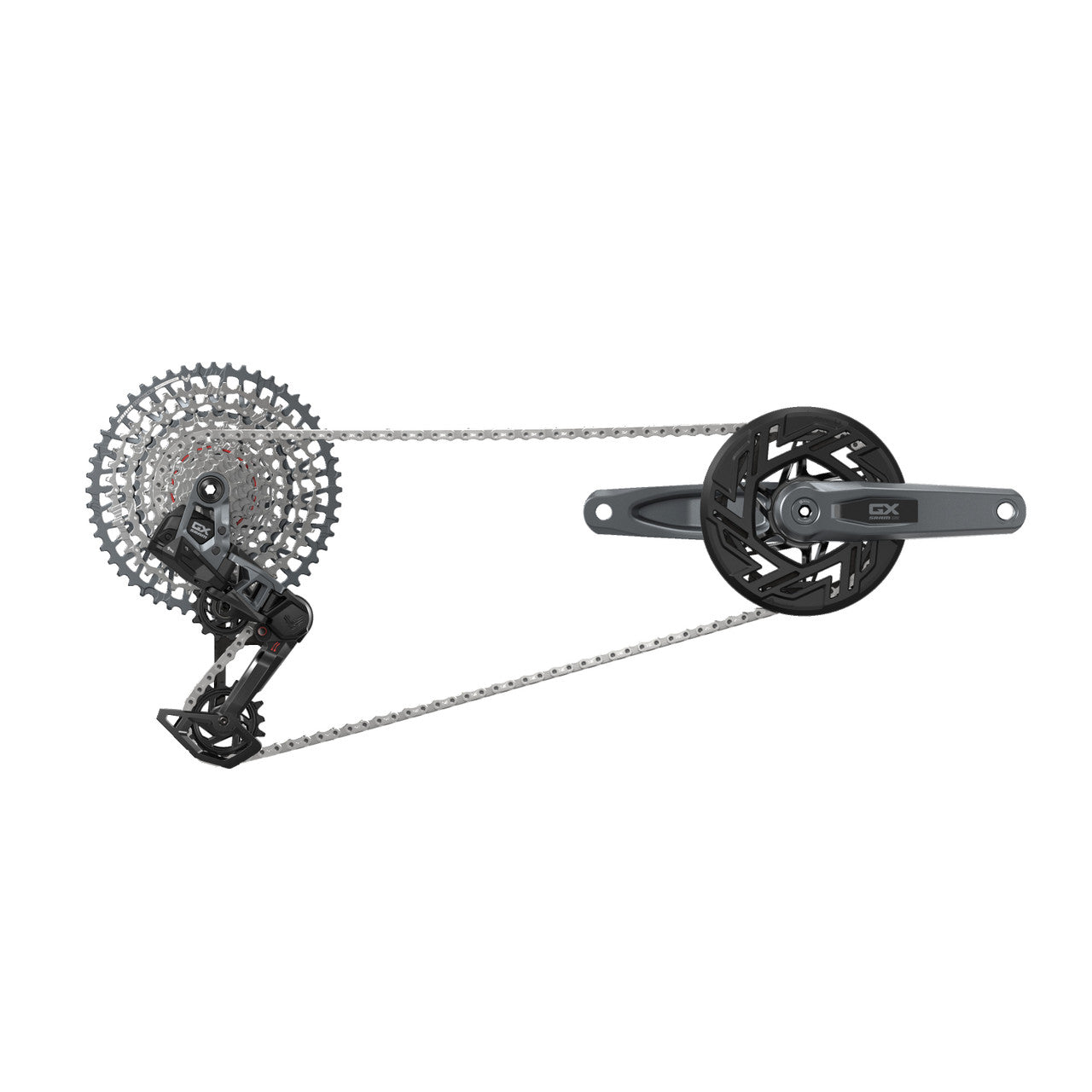 SRAM GX EAGLE E-MTB BOSCH ISIS AXS T-Type 36 hammasta Clip-On 10/52 paketti