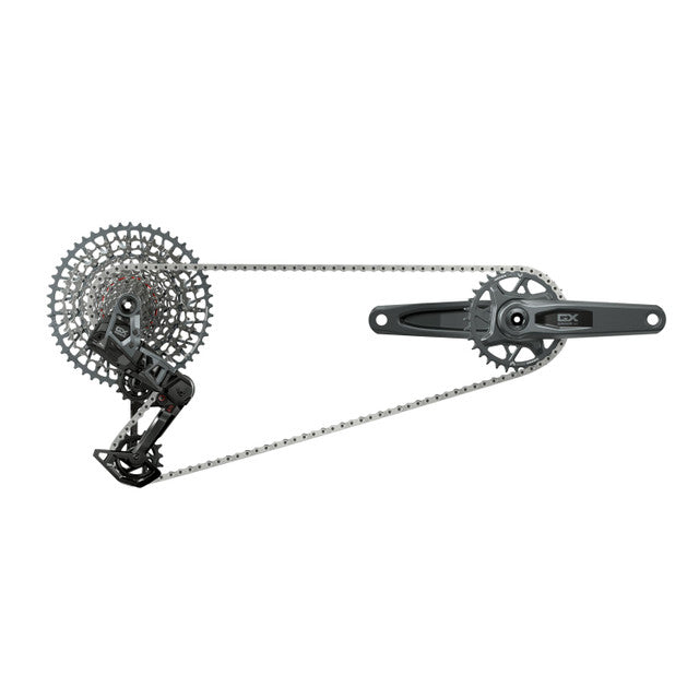 SRAM GX EAGLE 12V T-Type AXS DUB WIDE 32-hampainen 2-ryhmäinen hammasratasGuards 10/52