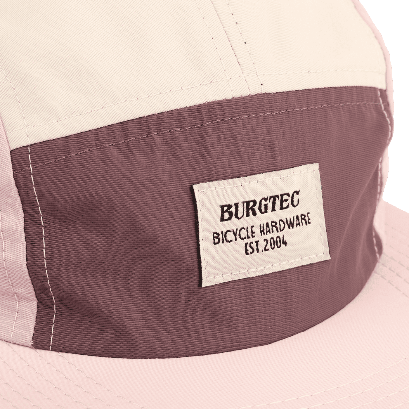 BURGTEC COURIER FIVE PANEL Cap Lemonade vaaleanpunainen