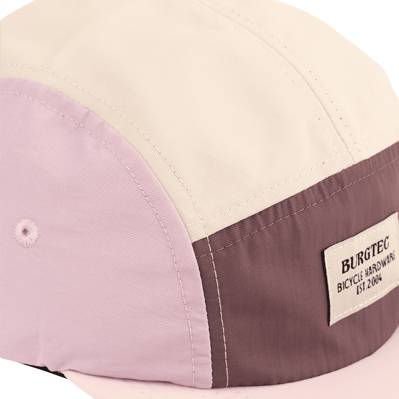 BURGTEC COURIER FIVE PANEL Cap Lemonade vaaleanpunainen