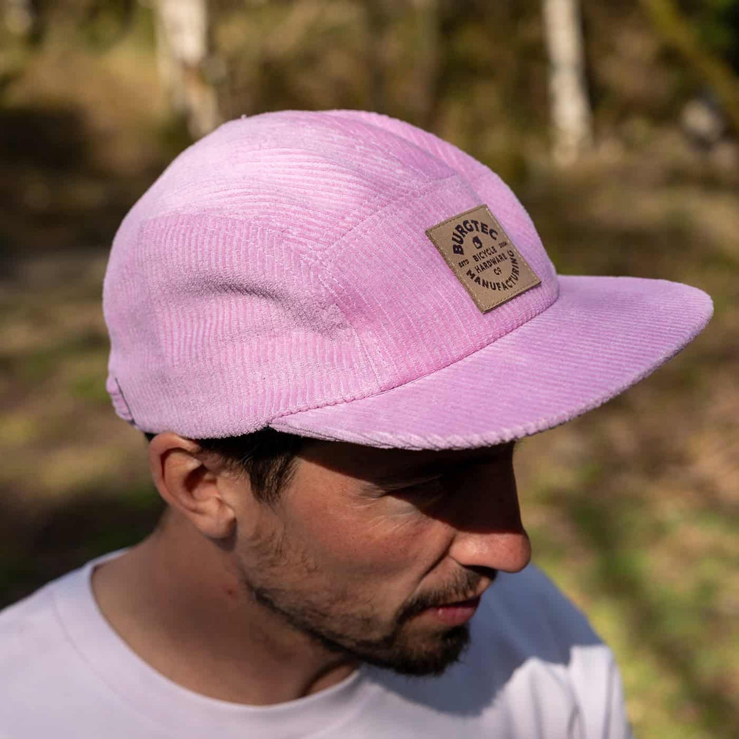 BURGTEC BANDIT CORDUROY FIVE PANEL lippis vaaleanpunainen vaaleanpunainen
