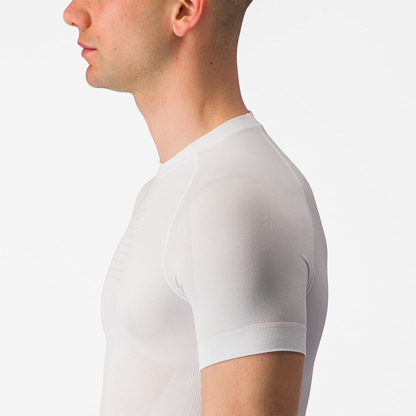 CASTELLI CORE SEAMLESS lyhythihainen alusasu Valkoinen
