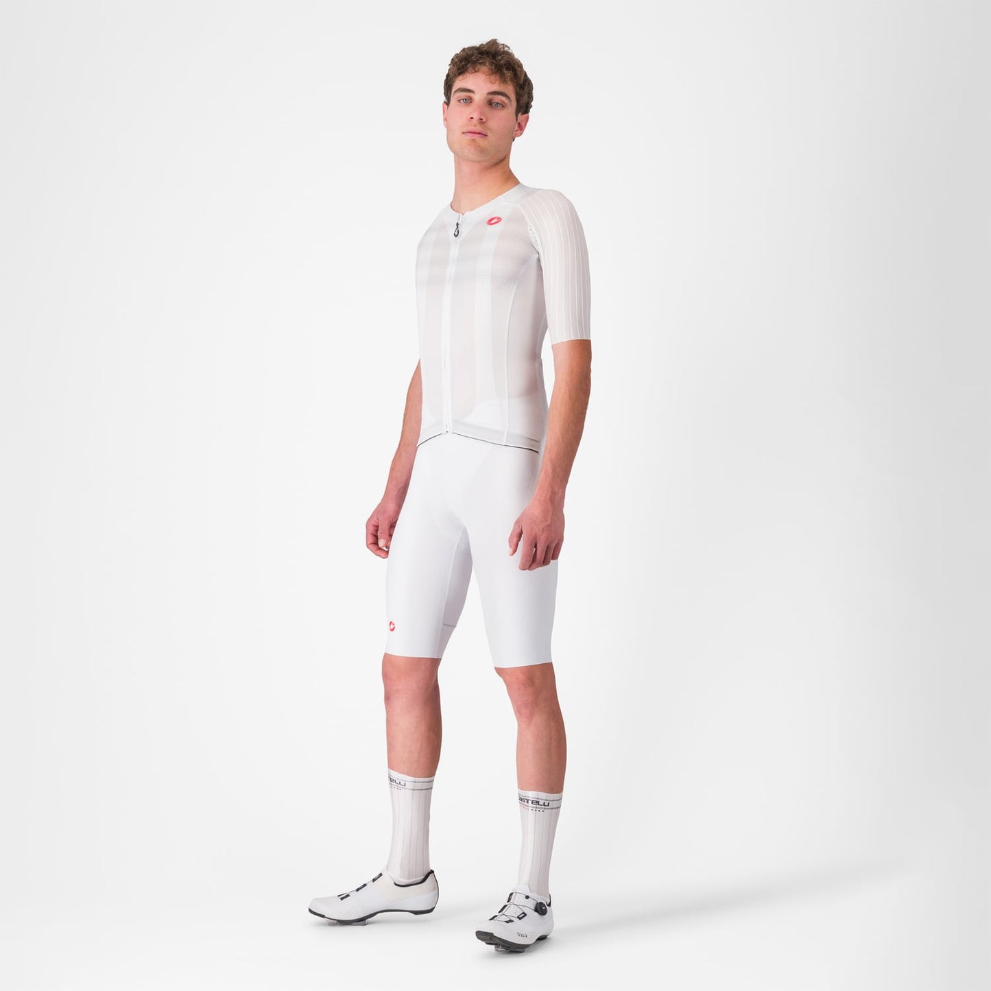 CASTELLI AERO RACE 8S lyhythihainen trikoo valkoinen