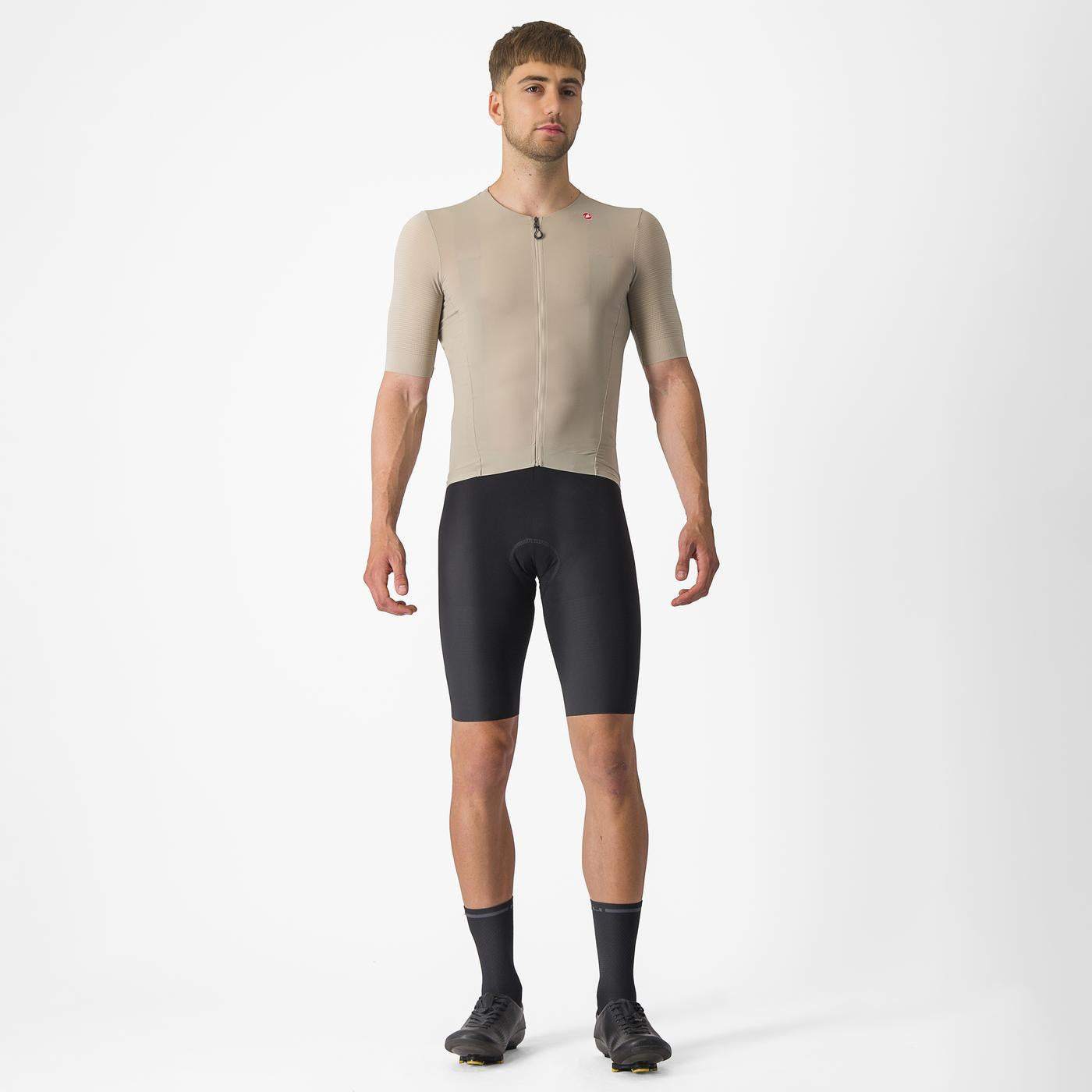 CASTELLI PREMIO lyhythihainen beige trikoo